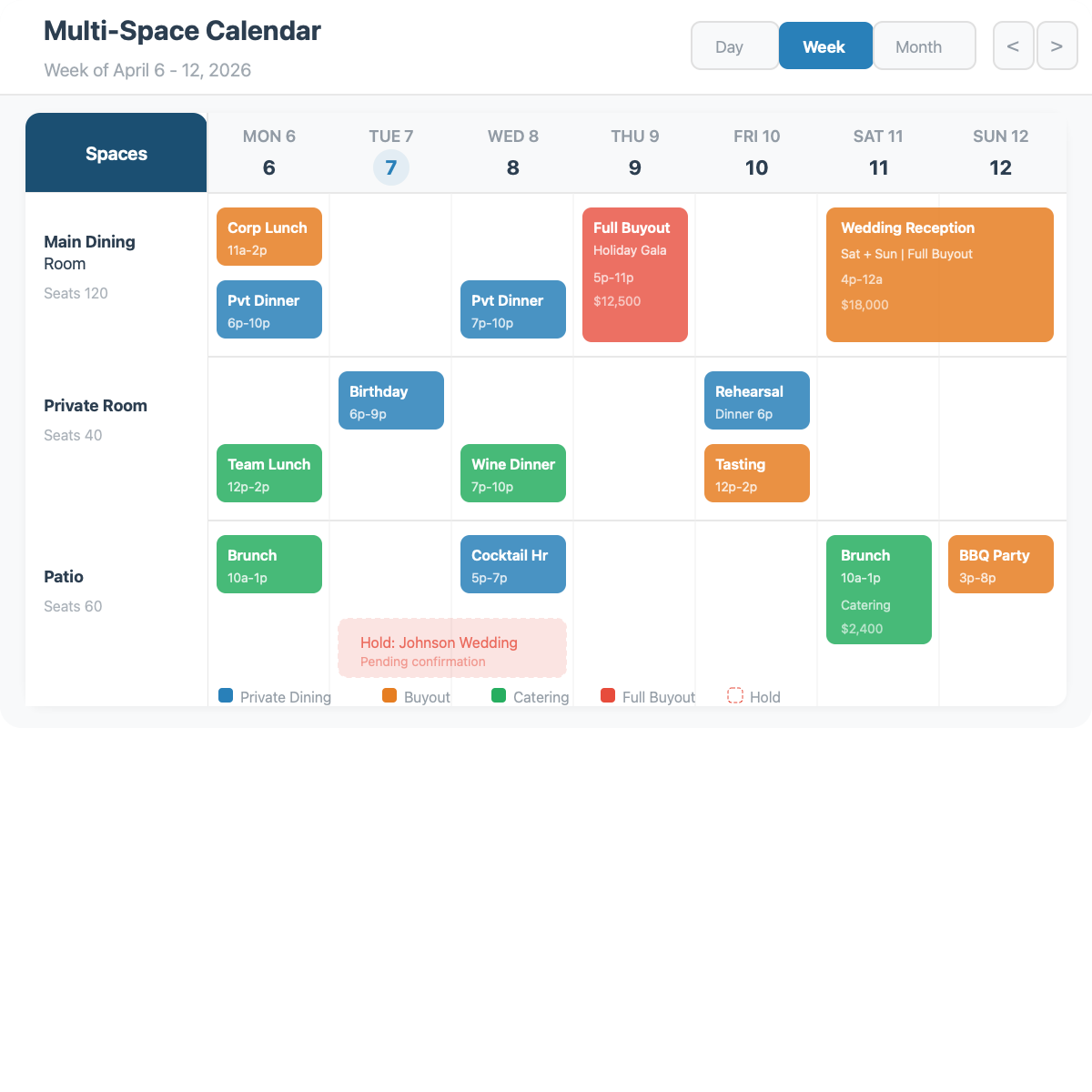 Cloud Event Manager - Event Calendar